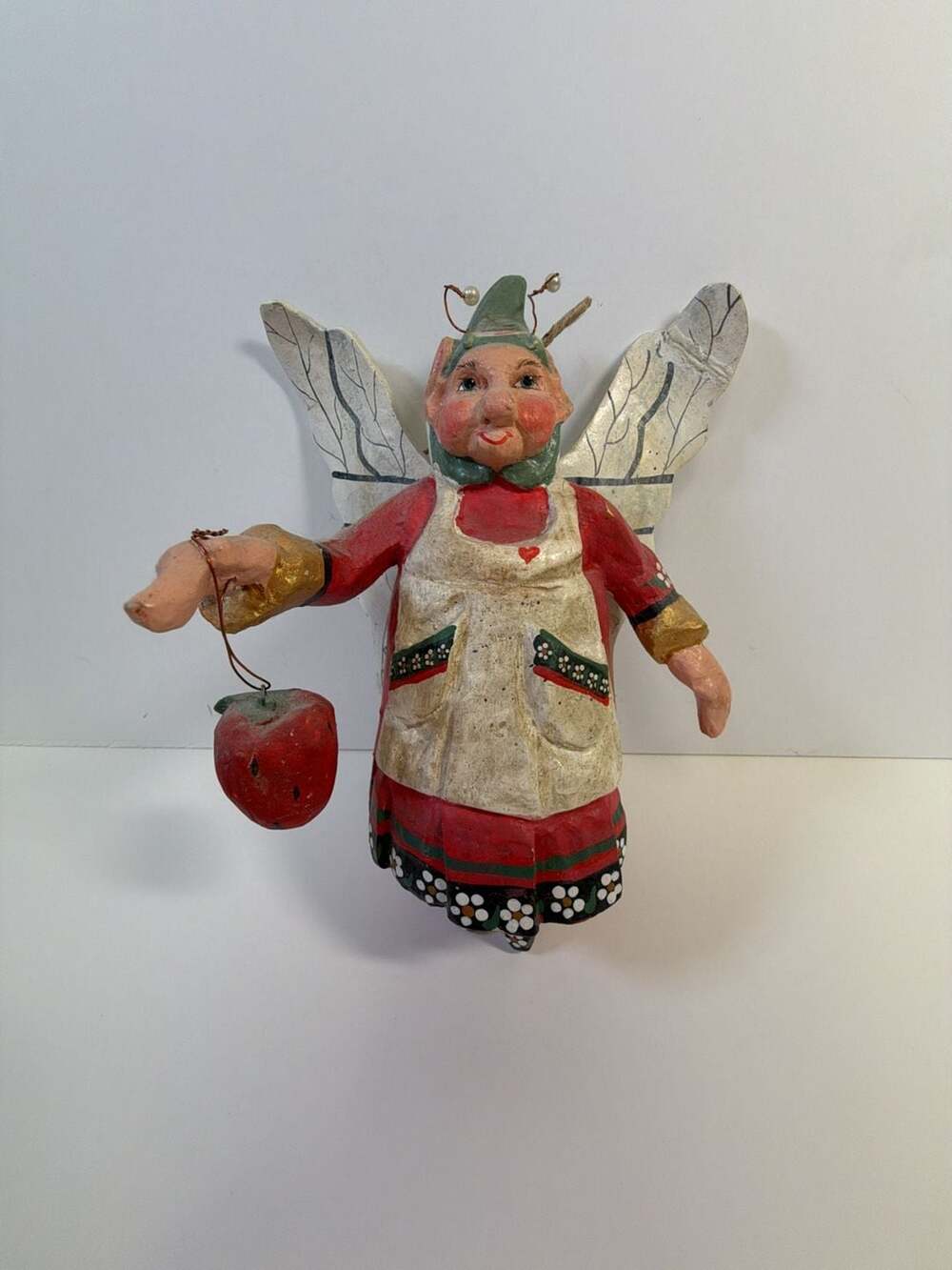 Vintage 1989 House‎ of Hatten Fairy Ornament with Strawberry